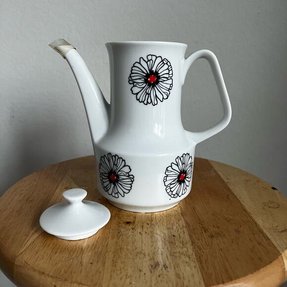 Mid-Century Modern Flower Teapot - Picture 7 of 9